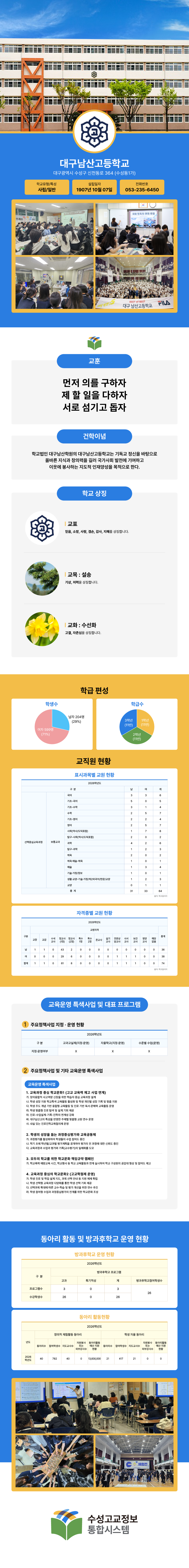 대구남산고등학교 상세 이미지
